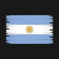 ilustración de la bandera argentina vector