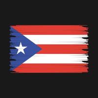 Puerto Rico Flag Illustration vector