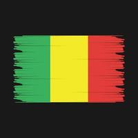 mali bandera ilustración vector