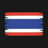 Tailandia bandera ilustración vector