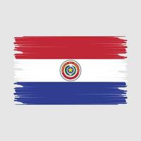 paraguay bandera ilustración vector