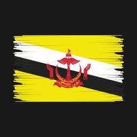 Brunei bandera ilustración vector