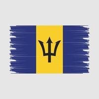 Barbados Flag Illustration vector