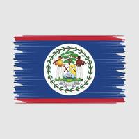 Belize Flag Illustration vector