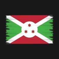 Burundi bandera ilustración vector