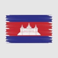 Camboya bandera ilustración vector