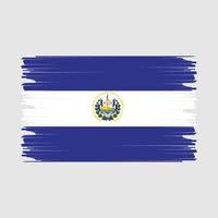 El Salvador Flag Illustration vector
