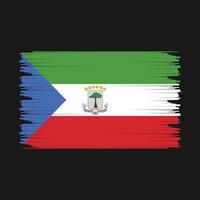 Equatorial Guinea Flag Illustration vector