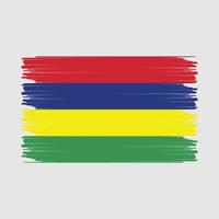 Mauritius Flag Illustration vector