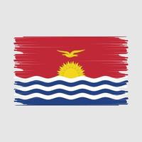 Kiribati bandera ilustración vector