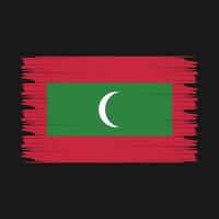 Maldives Flag Illustration vector