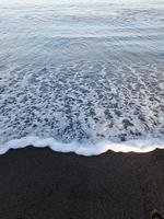 Morning atmosphere on a beach on the island of Lombok, Indonesia photo