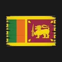 Sri Lanka Flag Illustration vector