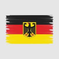 ilustración de la bandera de alemania vector