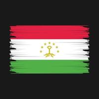 Tayikistán bandera ilustración vector