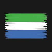 Sierra Leone Flag Illustration vector