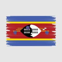 Swazilandia bandera ilustración vector