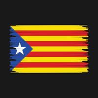 Catalonia Flag Illustration vector