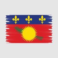 Guadeloupe Flag Illustration vector