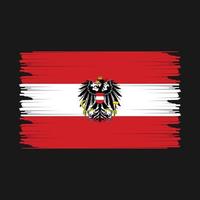 Austria Flag Illustration vector