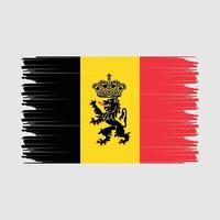 ilustración de la bandera de bélgica vector