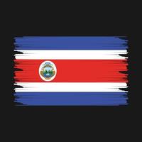 costa rica bandera ilustración vector