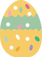 cute easter egg icon vector