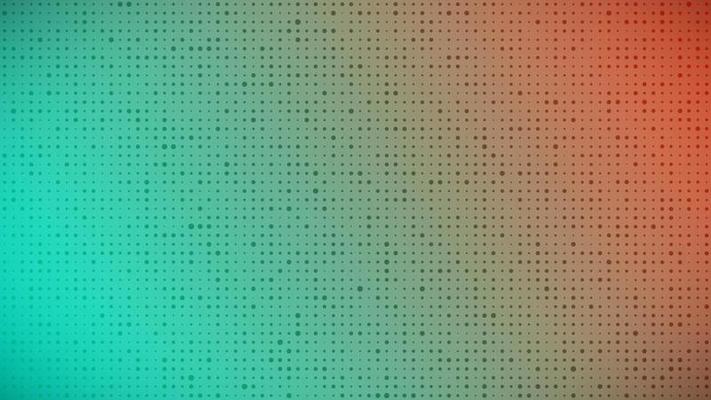 Abstract geometric gradient circles background. Green and red dot background with empty space. Vector illustration.