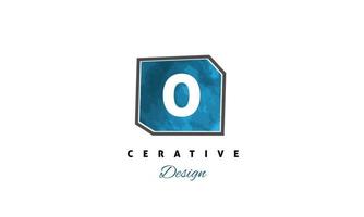 o water color logo artistic, fancy,  trendy hand drawn  vector design on grey background.