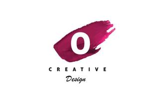 o agua color logo artístico, elegante, de moda mano dibujado vector diseño en gris antecedentes.