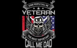 usa veteran t shirt vector