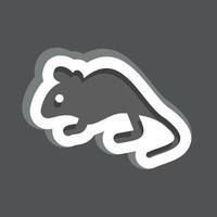 Icon Mouse. related to Domestic Animals symbol. simple design editable. simple illustration vector