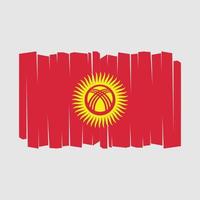 Kyrgyzstan Flag Vector