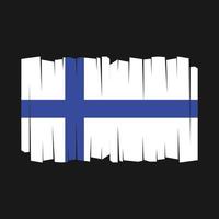 vector de bandera de finlandia