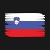 Slovenia Flag Illustration vector