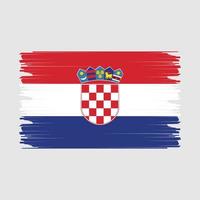 Croacia bandera ilustración vector