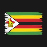 Zimbabwe Flag Illustration vector