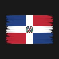 Dominican Republic Flag Illustration vector