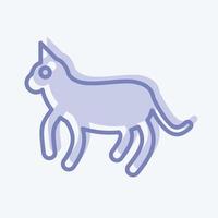 Icon Cat. related to Domestic Animals symbol. simple design editable. simple illustration vector