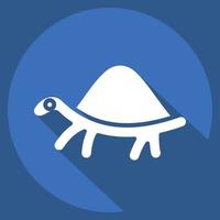 Icon Turtle. related to Domestic Animals symbol. simple design editable. simple illustration vector