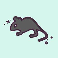 Icon Mouse. related to Domestic Animals symbol. simple design editable. simple illustration vector