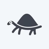 Icon Turtle. related to Domestic Animals symbol. simple design editable. simple illustration vector