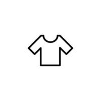 T-shirt Isolated Line Icon. Editable stroke. It can be used for websites, stores, banners, fliers vector