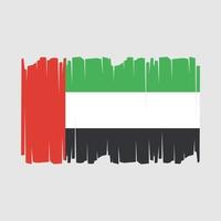 uae bandera vector ilustración