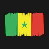 Senegal Flag Vector Illustration