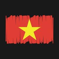 Vietnam bandera vector ilustración