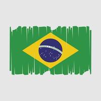 Brazil Flag Vector Illustration