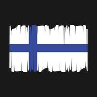 Finland Flag Vector Illustration