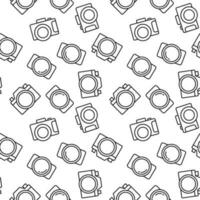 Various Photo Cameras Seamless Pattern for Printing and Wrapping vector