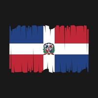 dominicano república bandera vector ilustración